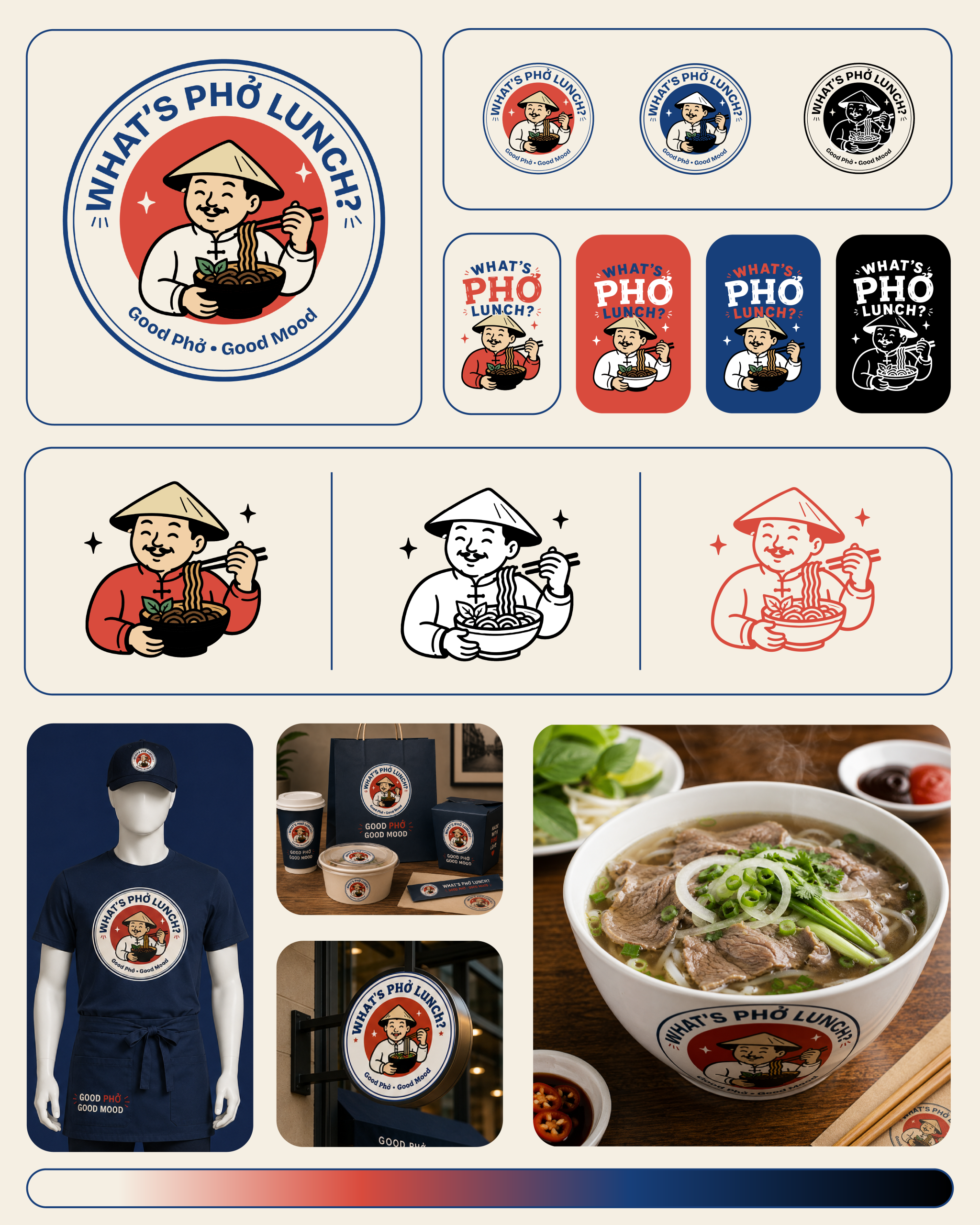 WHAT'S PHO LUNCH? BRANDING 2-01